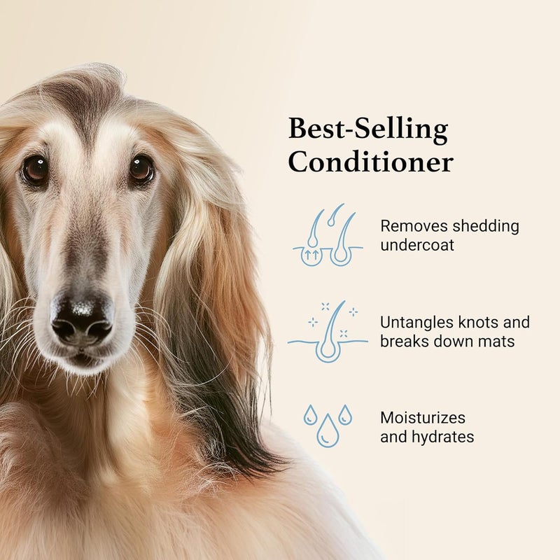 iGroom Deshedding & Detangling Dog Conditioner, Luxury Pet Beauty Care, Loosen Tangles + Unwanted Undercoat, Adds Shine + Volume, Made in USA (1 GAL) - Image 2